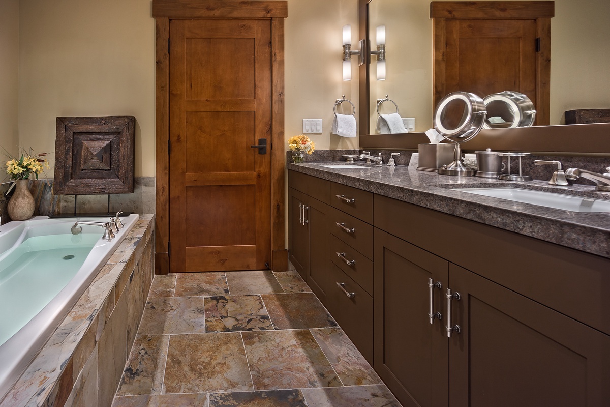 Bedroom 2, Main Level - Ensuite with double vanity