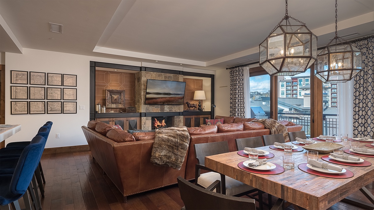 Great Room, Main Level - Adjacent to dining area