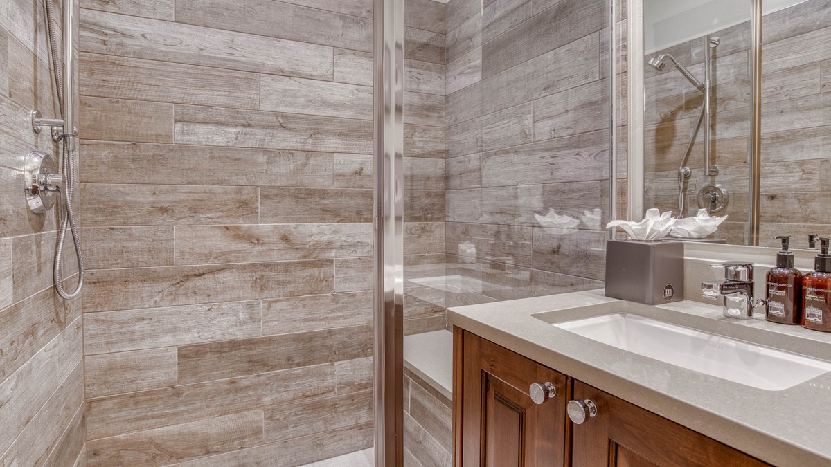 Bedroom 5, Lower Level - Shared hall bath