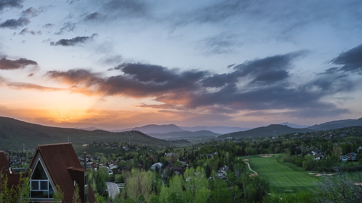 Main Patio with Sunset View