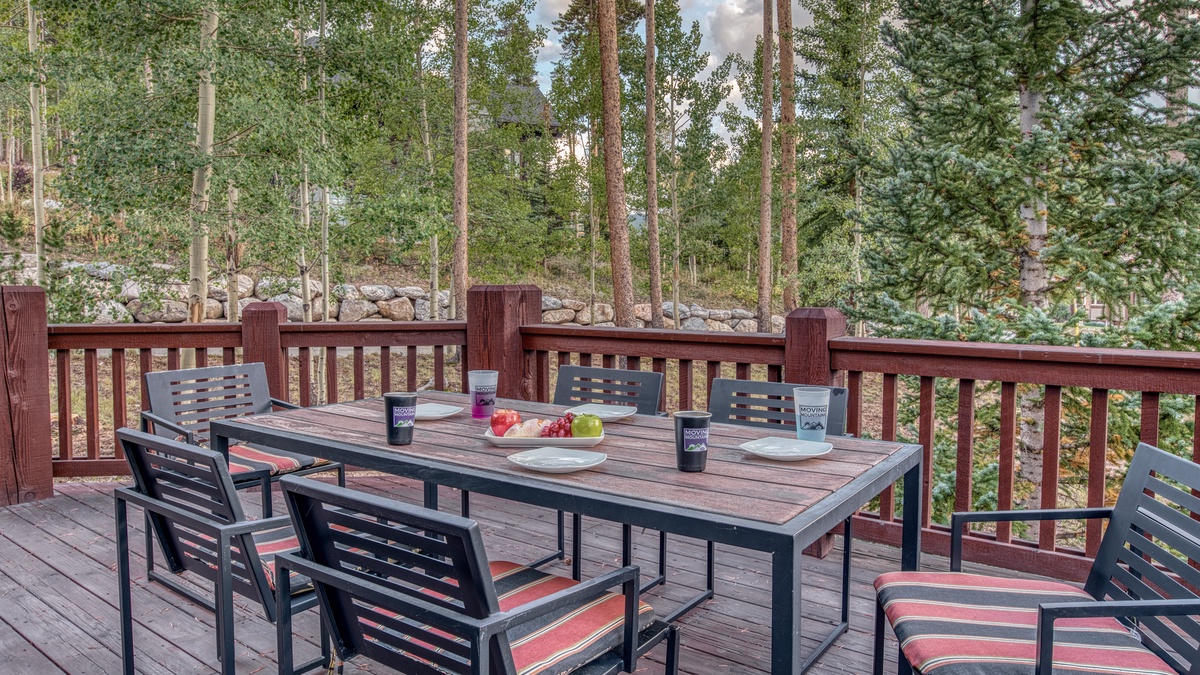 Deck, Main Level - Outside dining area