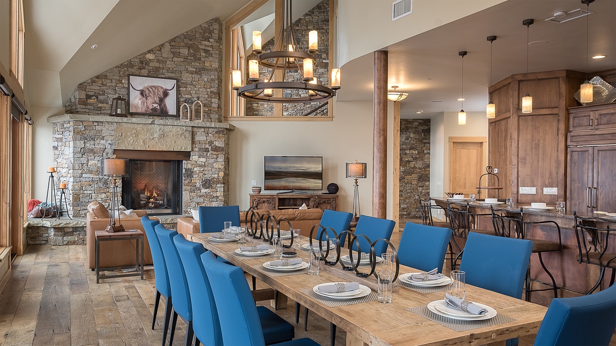 Dining Area, Main Level - With seating for 12