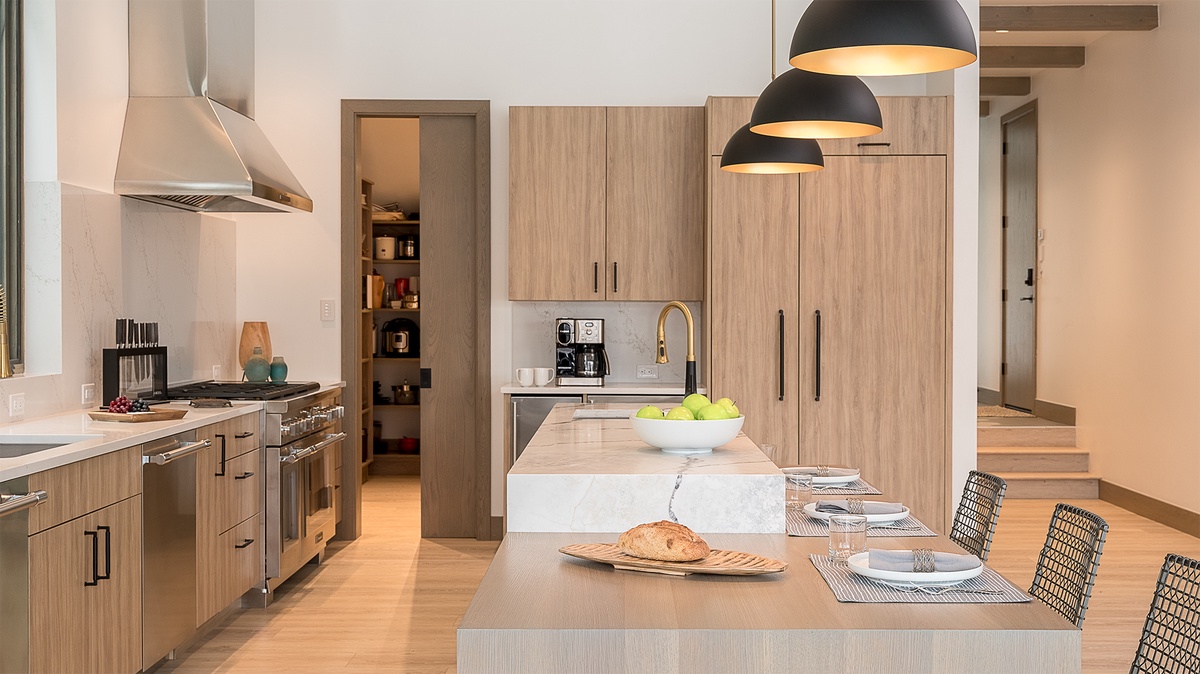 Kitchen and Pantry, Main Level - Riverlight Lodge kitchen