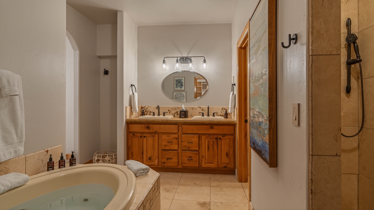 Bedroom 3, Lower Level - King ensuite on lower level with jet tub