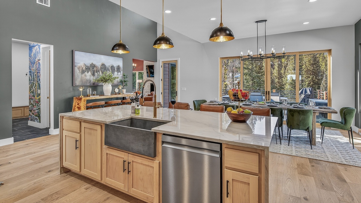 Kitchen, Main Level - Kitchen looking into dining area