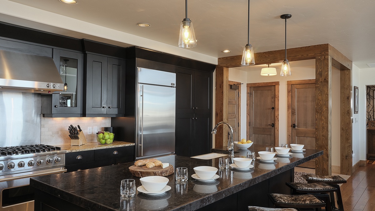 Kitchen, Main Level - Large island with bar seating