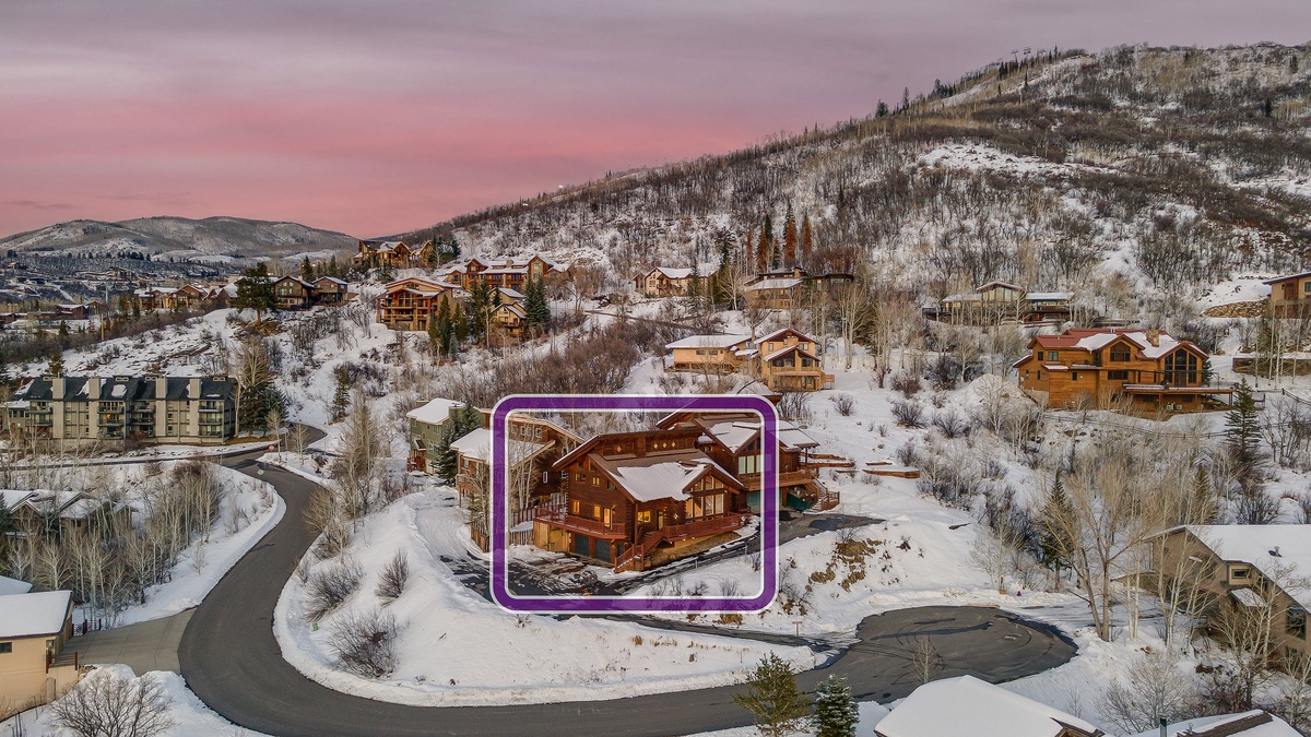 Watchtower Chalet aerial