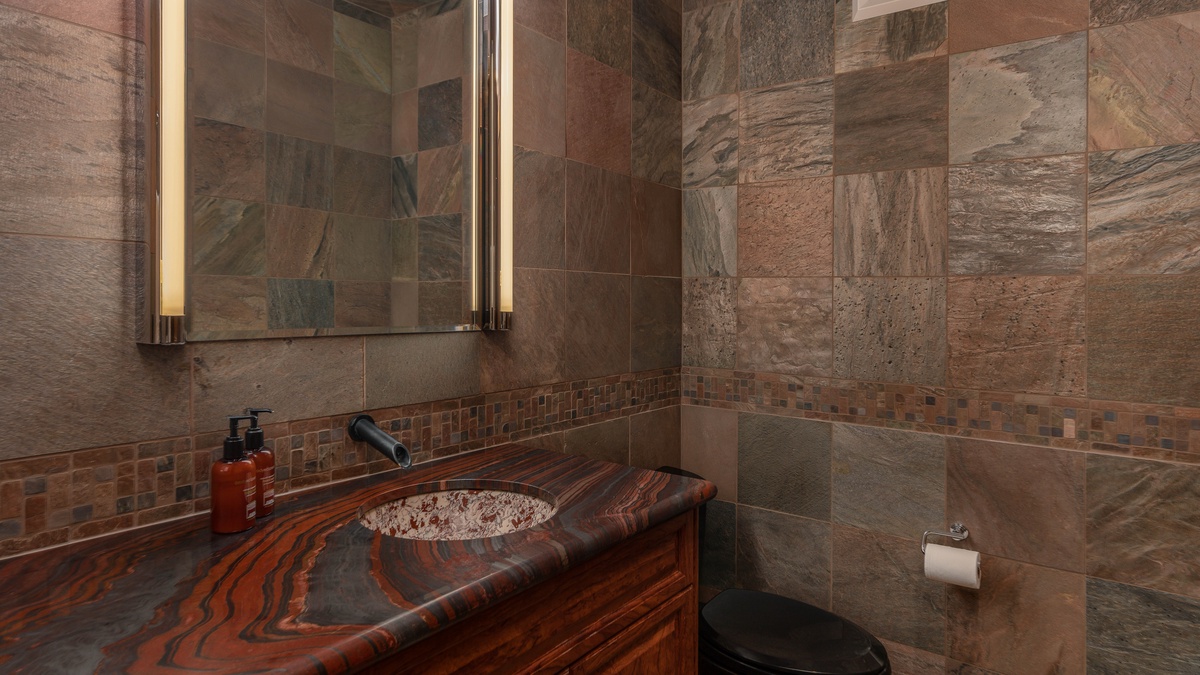 Powder Bathroom, Lower Level