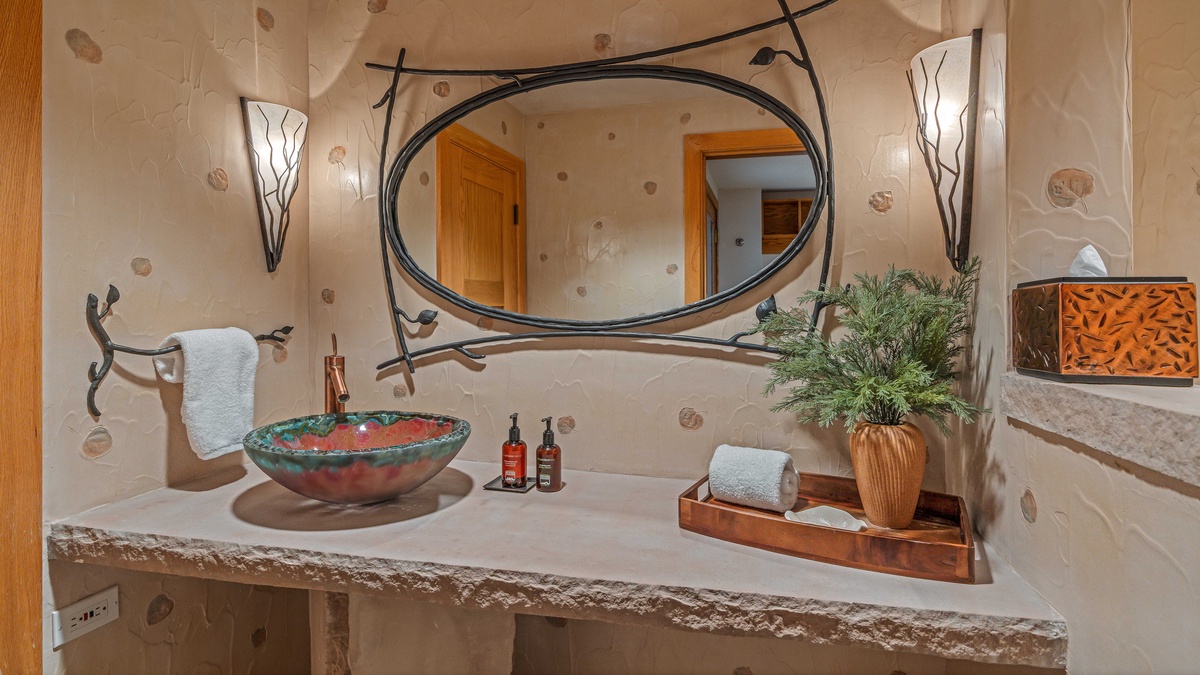 Powder bath on main level