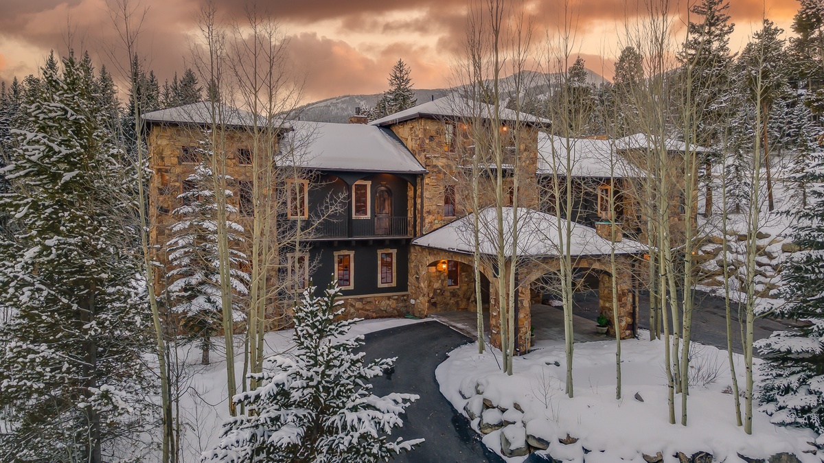Exterior front in winter