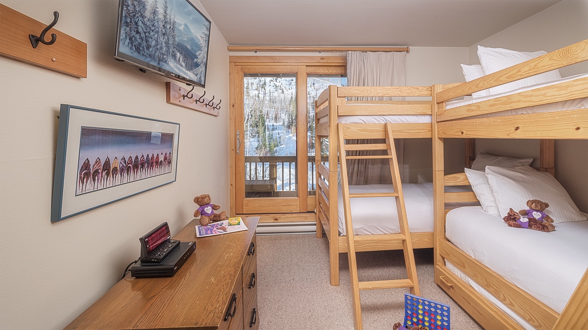 Bedroom 4, Lower Level - Three twin-over-twin bunks and one twin trundle