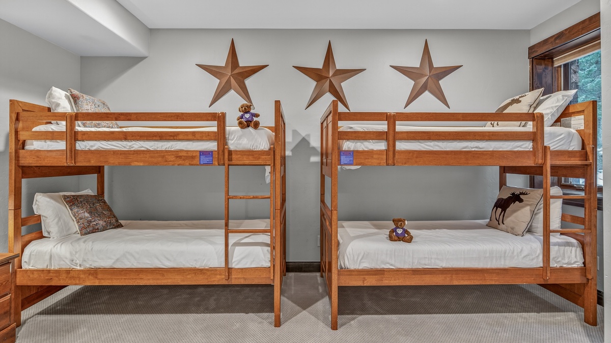 Bedroom 5, Lower Level - Twin over twin bunk