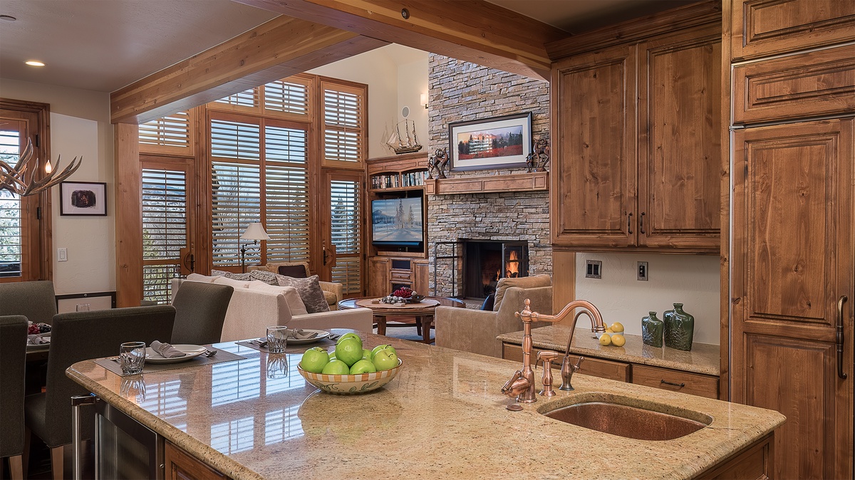 Kitchen, Main Level - Gourmet kitchen with countertops and open layout