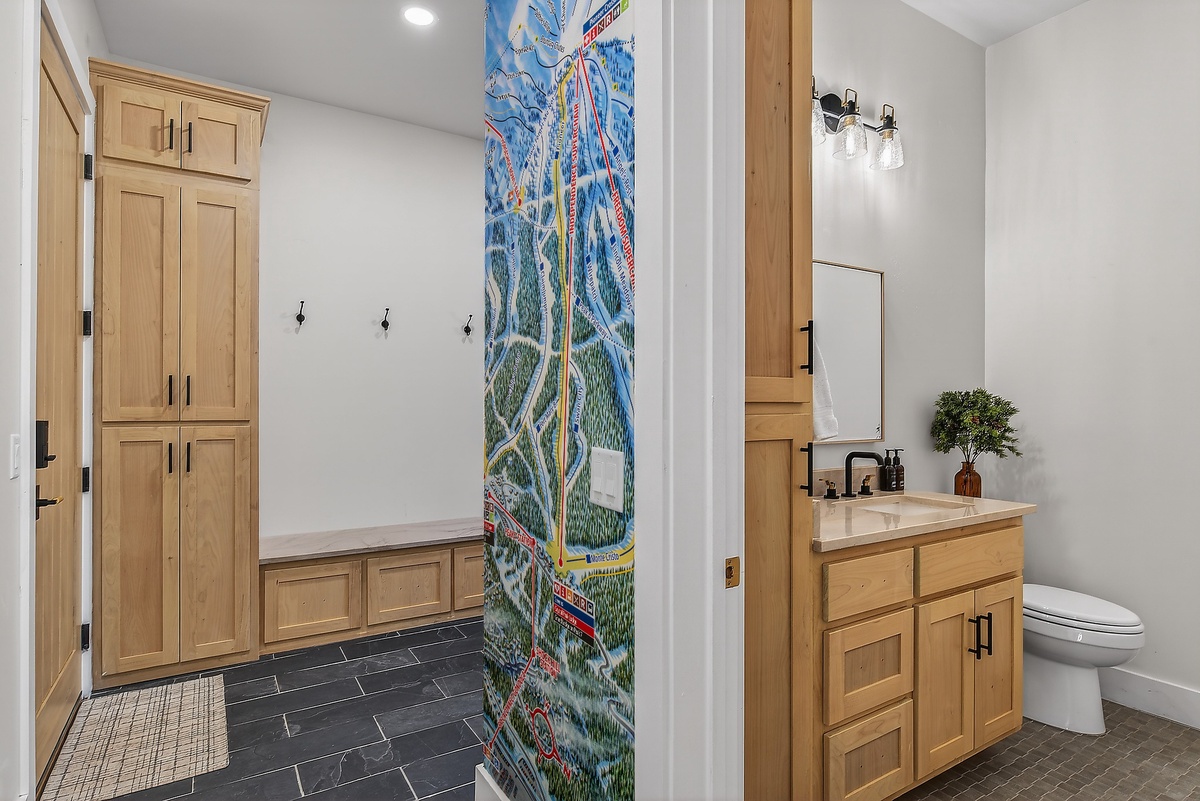 Mudroom, Main Level - Powder room