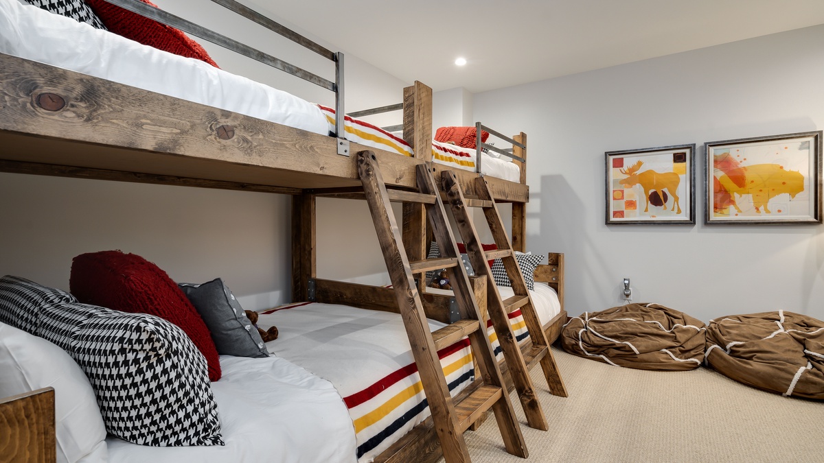 Bedroom 4, Main Level - Two twin-over-full bunk