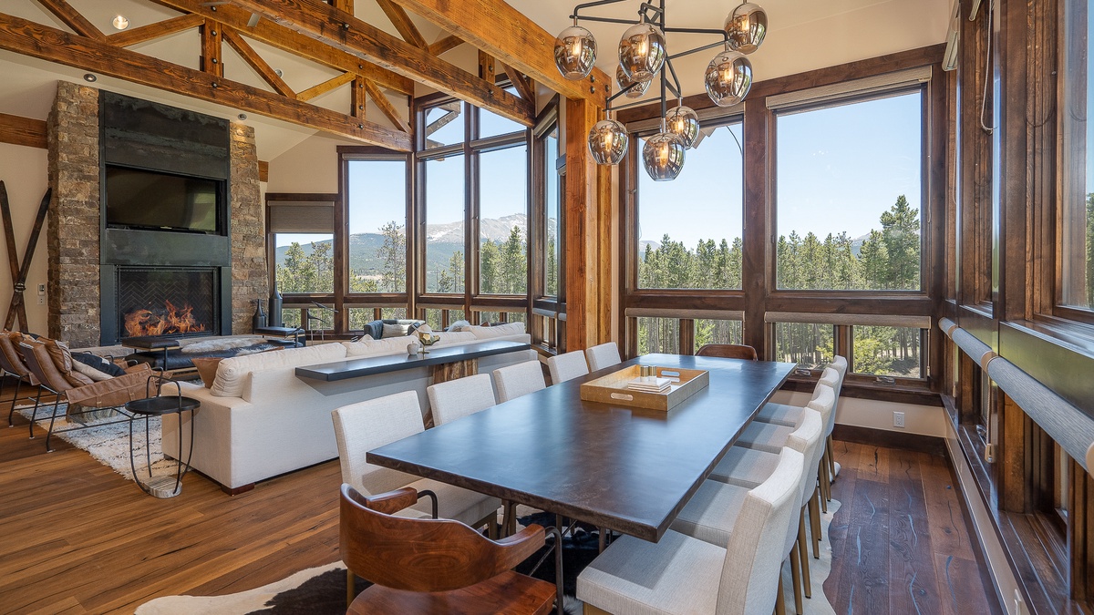 Dining area looking into great room