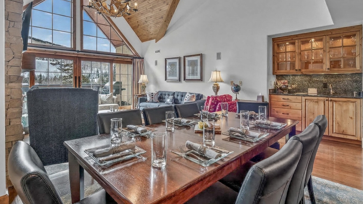 Dining, Main Level - With views