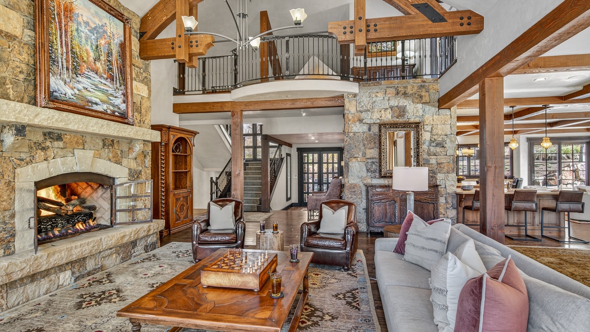 Great Room, Entry, and Loft, Main Level