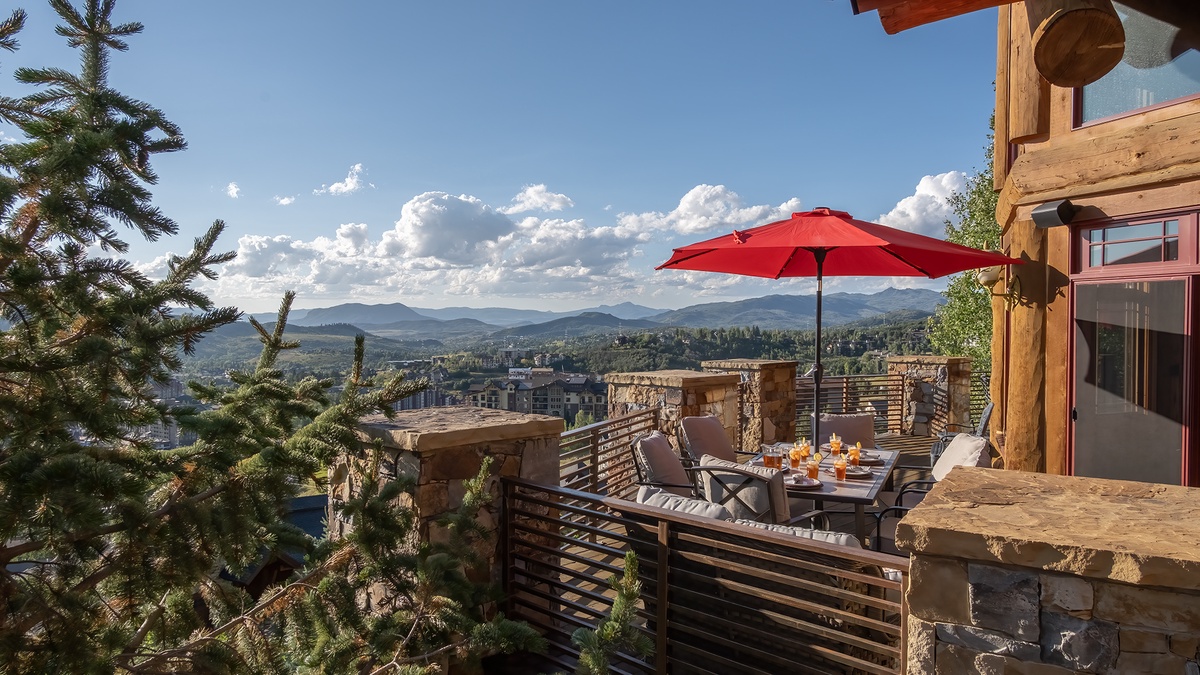 Terrace valley views