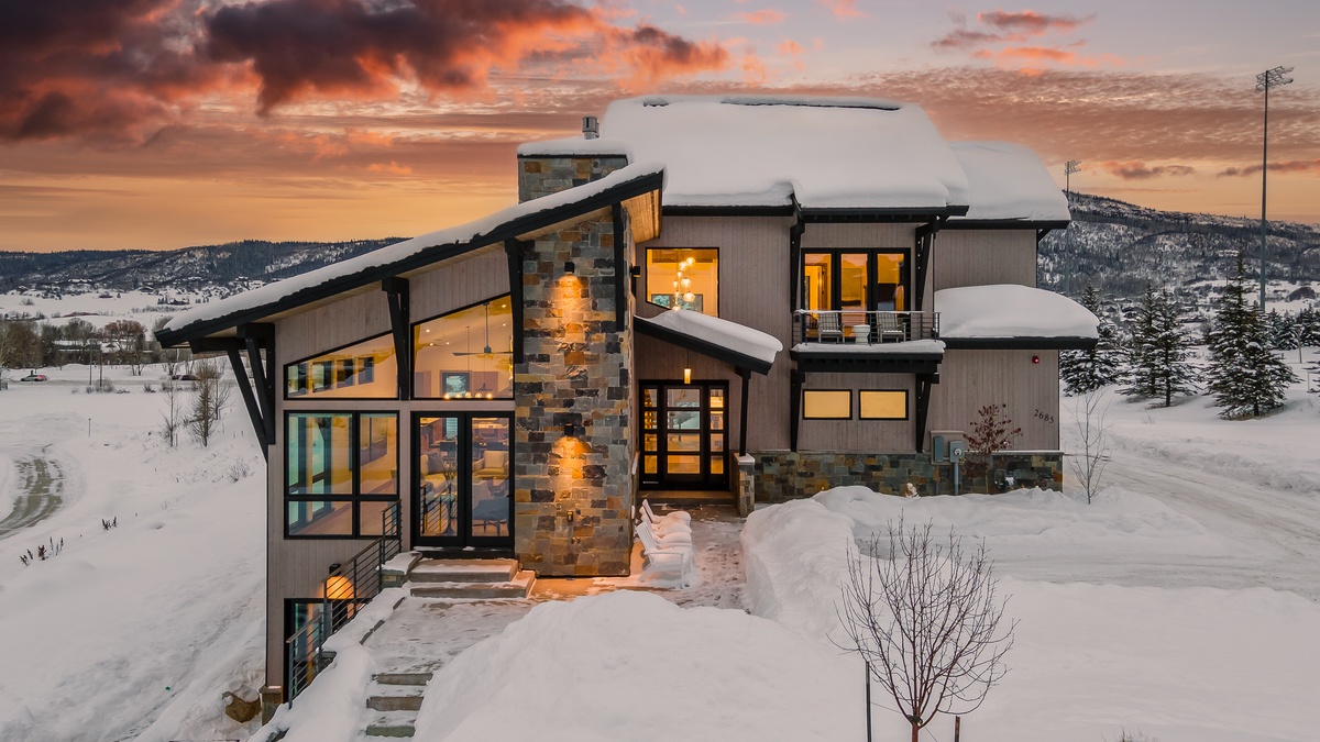 Palomino Chalet at sunset