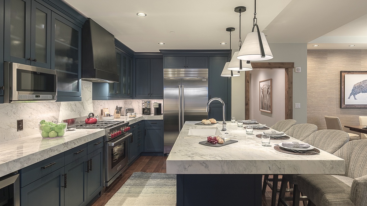 Kitchen, Main Level - With island seating