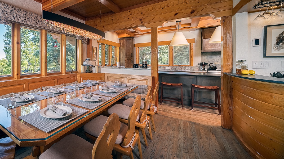 Dining Area, Main Level - Table with seating and kitchen access