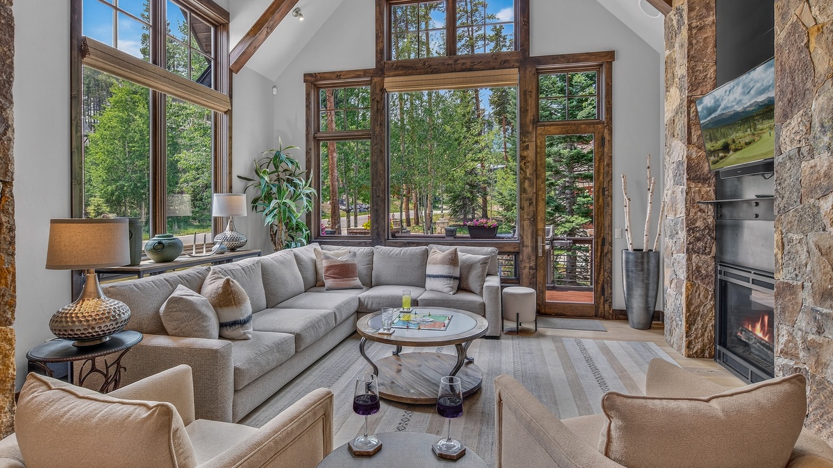 Great Room, Main Level - Comfortable seating area with large windows