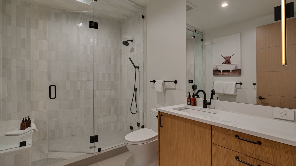 Shared Bathroom, Lower Level - Adjacent to bedroom 5