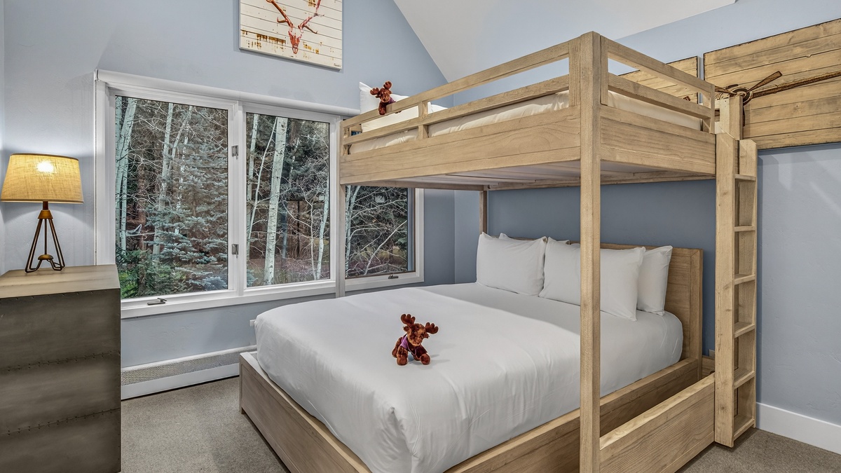 Bedroom 3, Upper Level - Full over Queen bunk