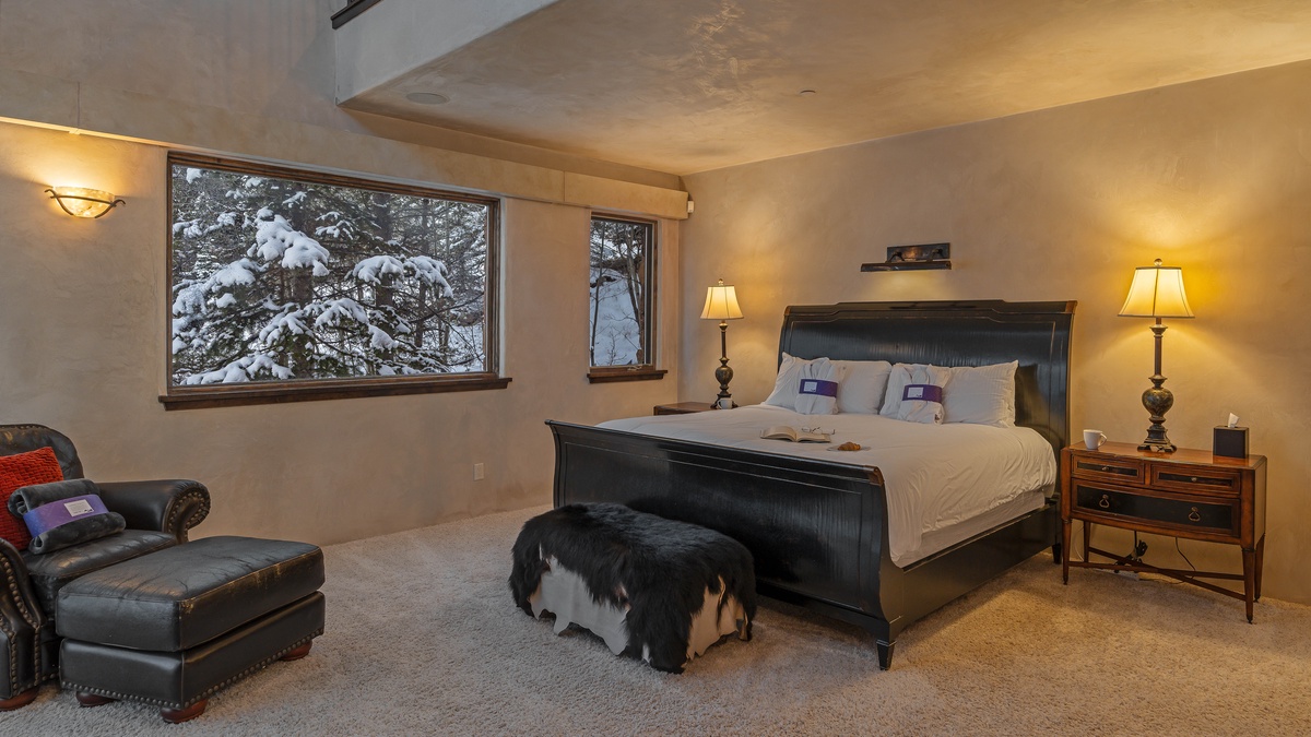 Bedroom 1, Upper Level - Primary king suite, upper level