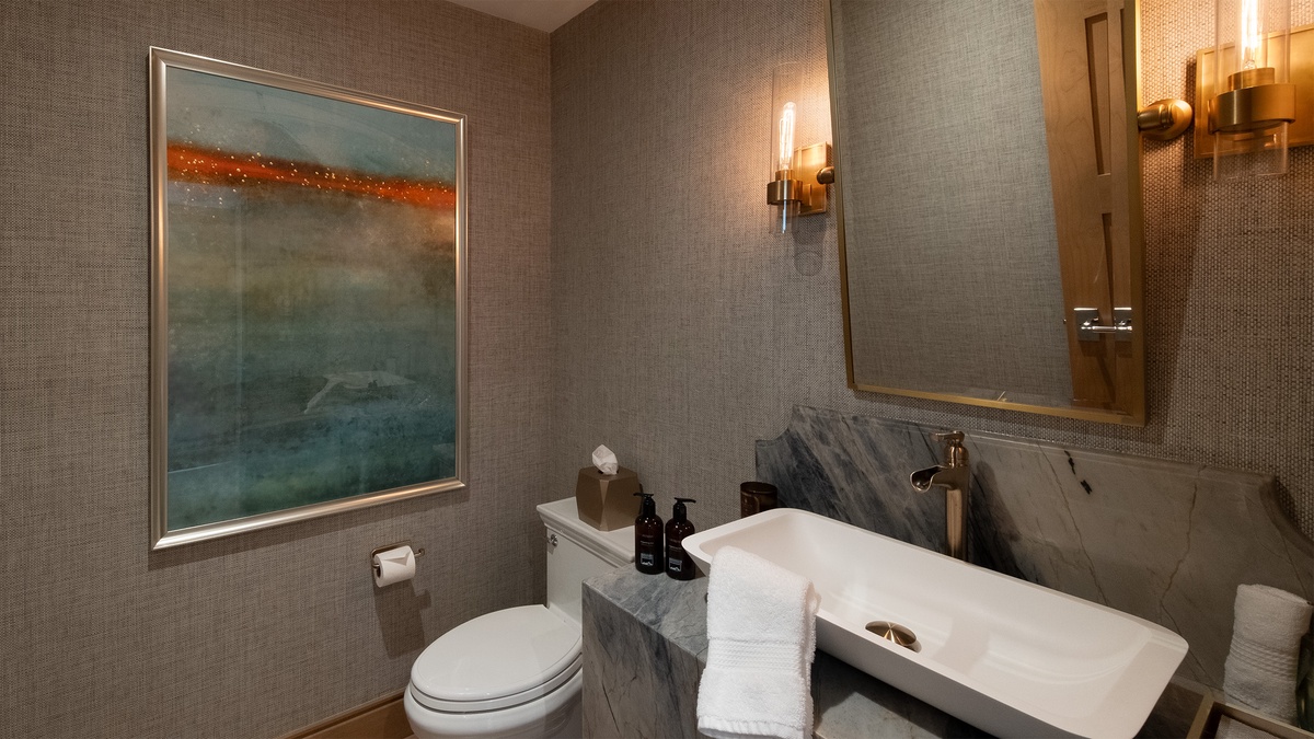 Powder room main level