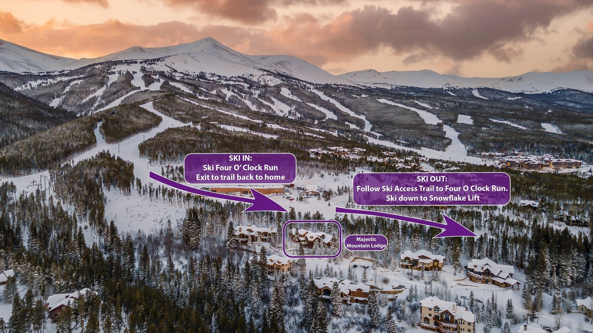 Ski In/Ski Out Aerial map
