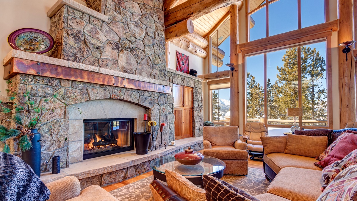 Great Room, Upper Level - With stunning views