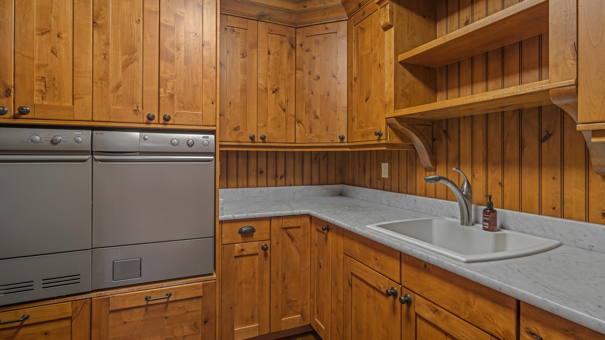 Laundry room on main level