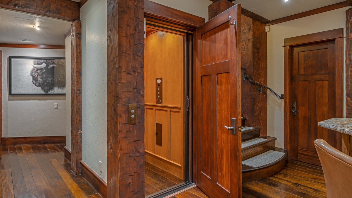 Elevator throughout the home