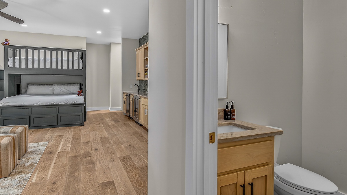 Powder Room, Lower Level