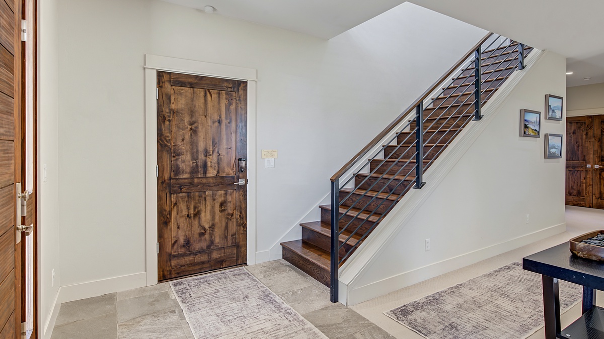 Entry, Lower Level - Entryway beside staircase