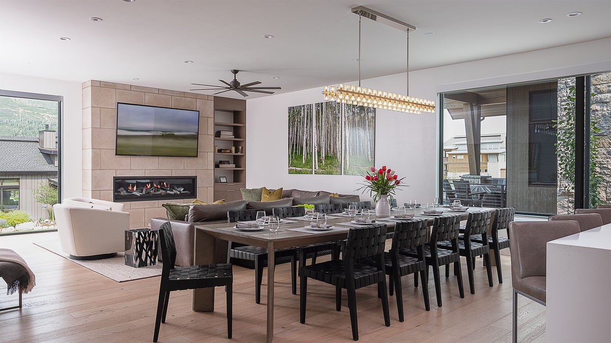 Dining Area, Main Level - With seating for 12