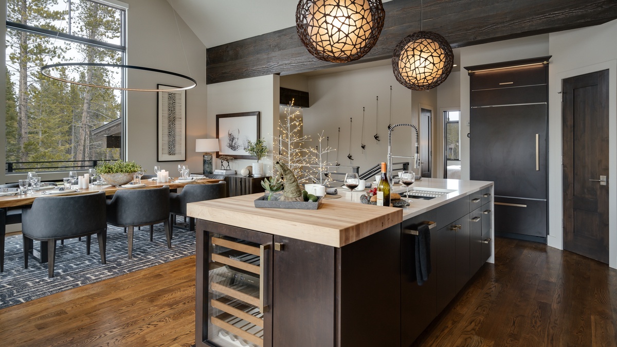 Kitchen, Main Level - Open to the dining area