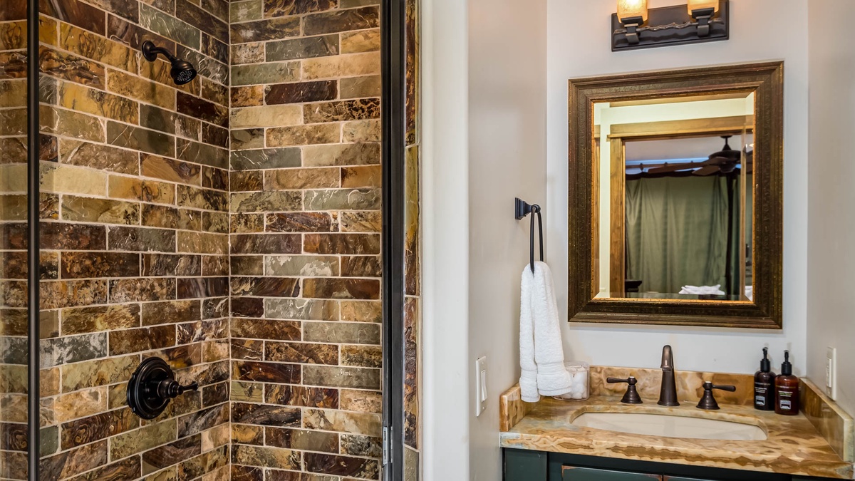 Lower level king ensuite