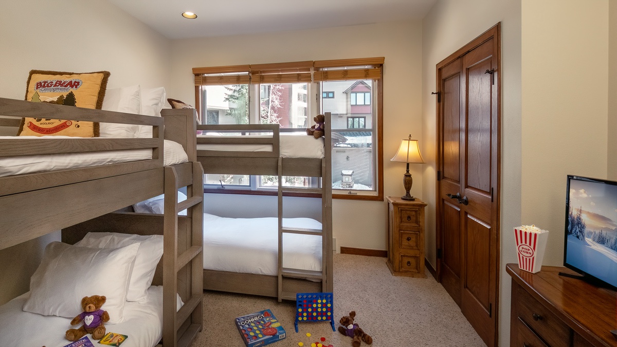 Bedroom 3, Upper Level - Bunkroom