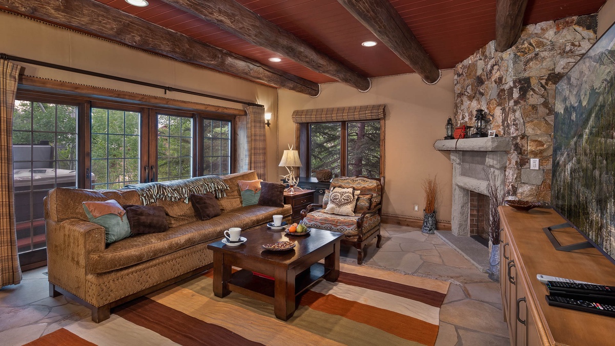 Family room on main level