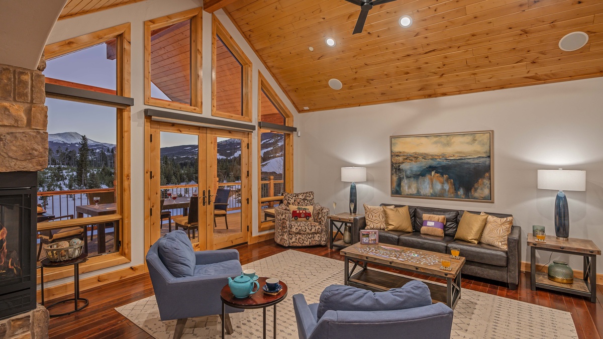 Enjoy the cozy, elegant great room