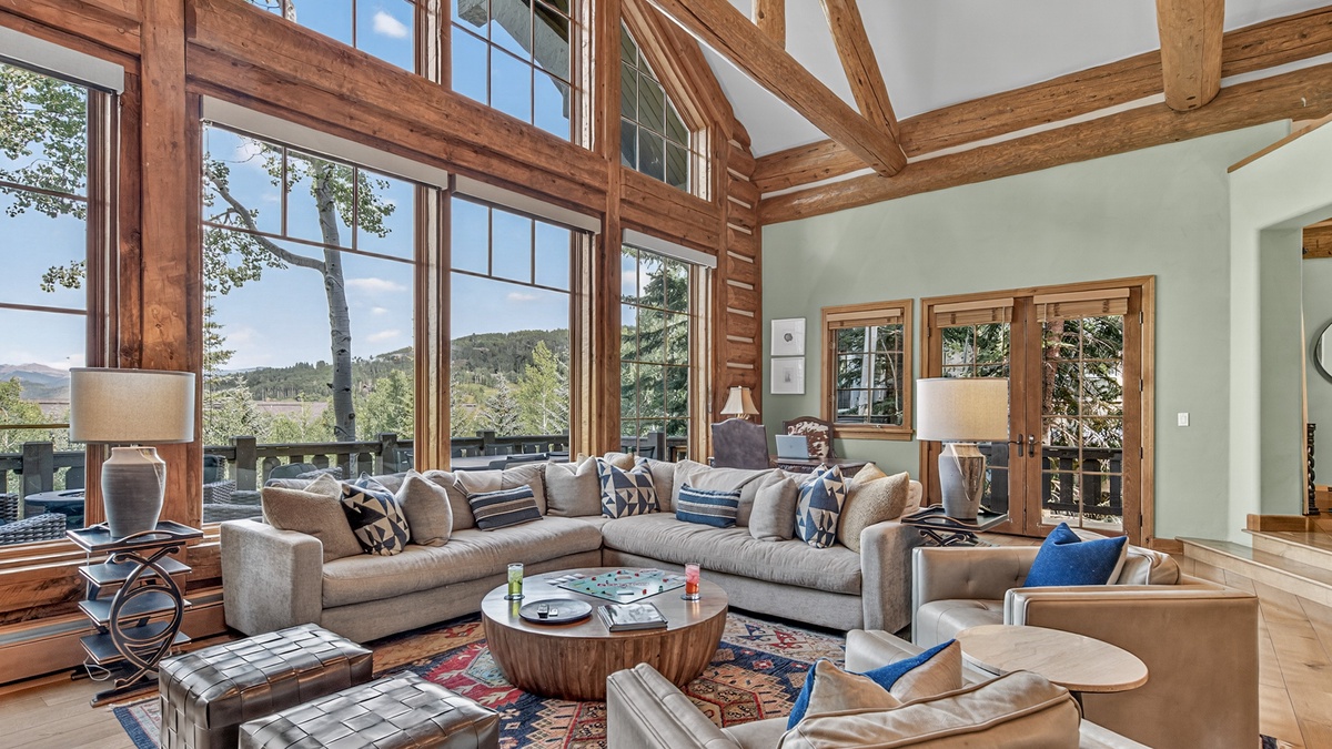 Great Room, Main Level - With views