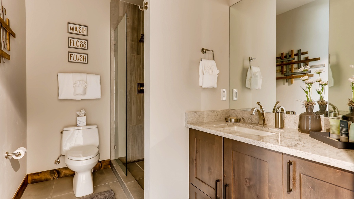 Bedroom 4, Lower Level - Bunkroom bath