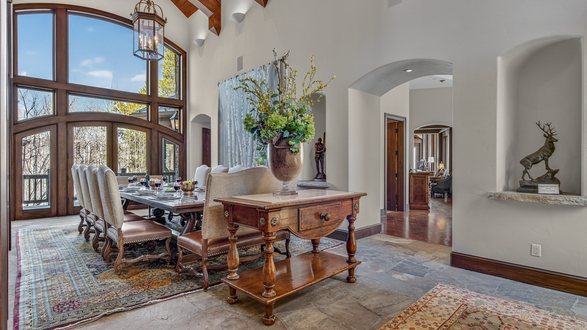 Dining Area, Main Level - Formal dining space with statement table