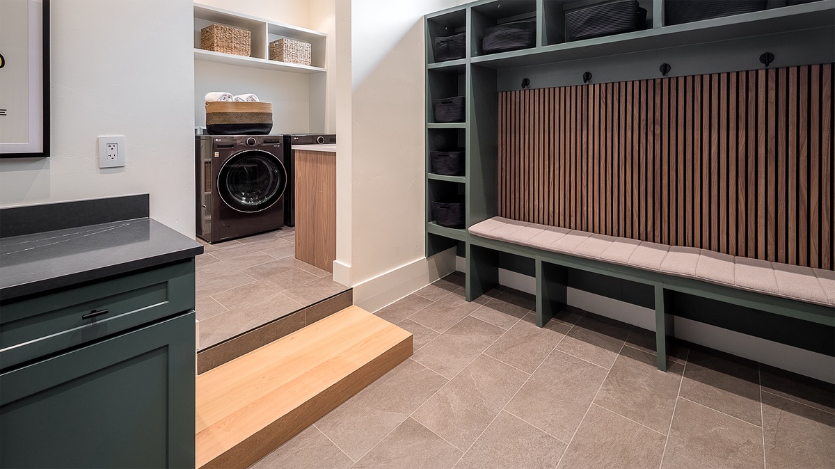 Garage Entry and Ski Gear Storage, Main Level