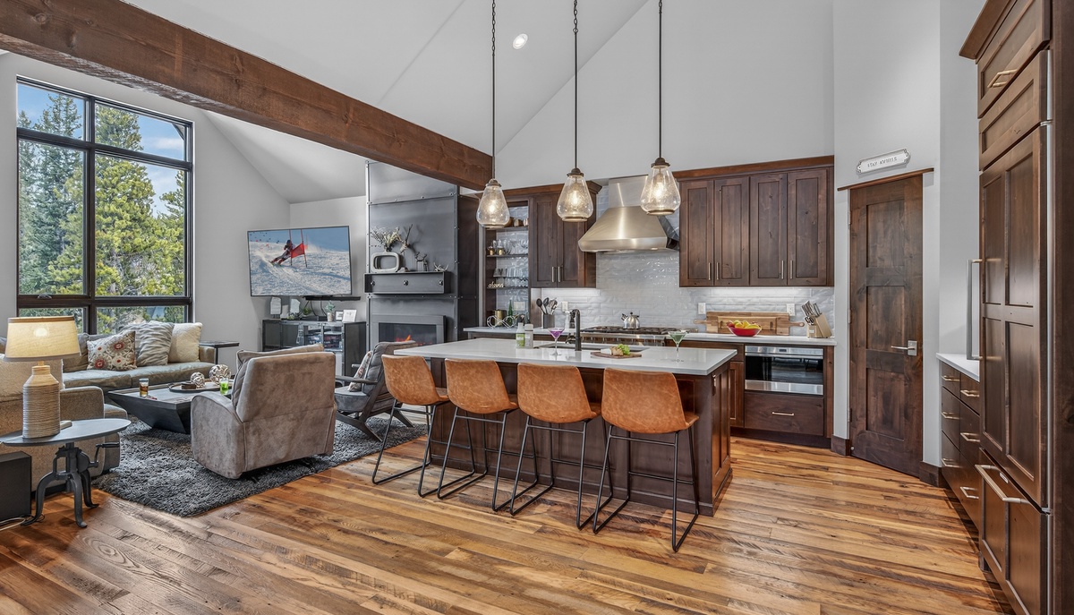 Kitchen and Living Area, Main Level