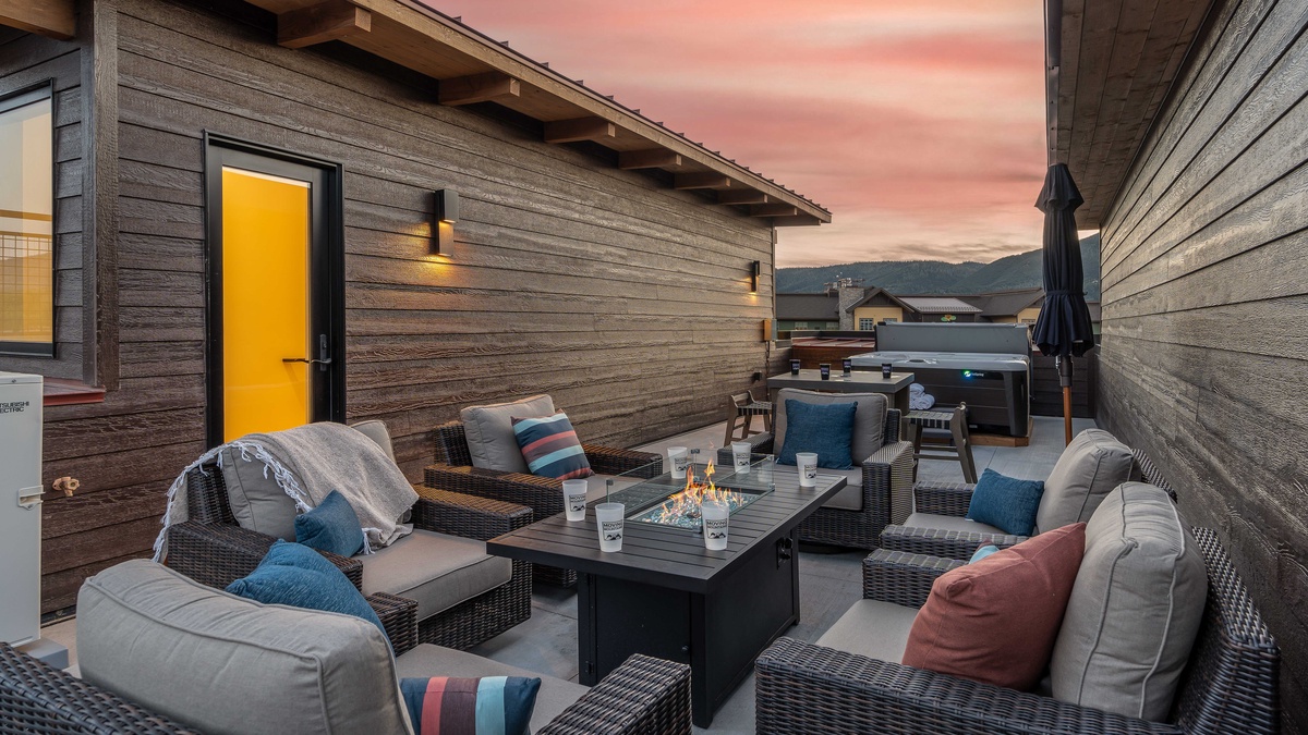 Patio, Rooftop Level - Nothing beats sunset on a rooftop patio.
