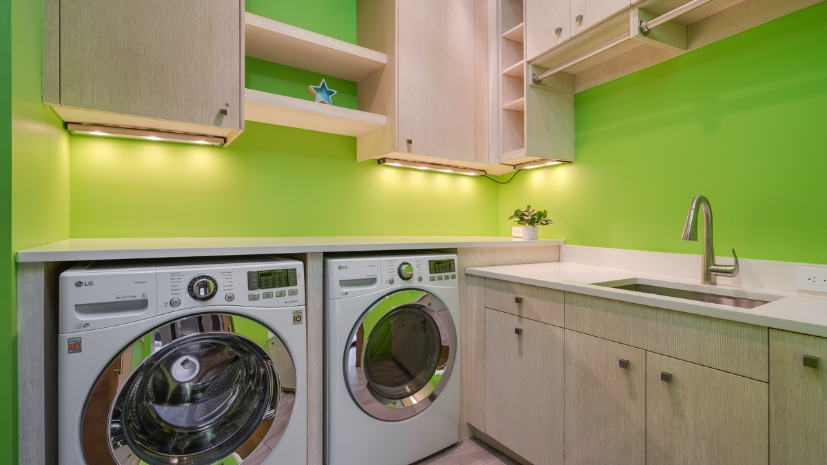 Laundry room on main level